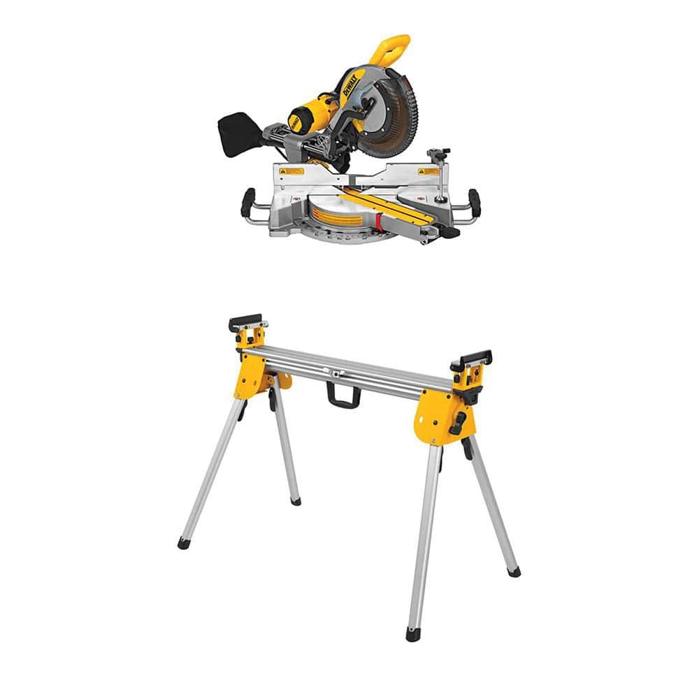 DEWALT 15 Amp Corded 12 Double Bevel Sliding Compound Miter