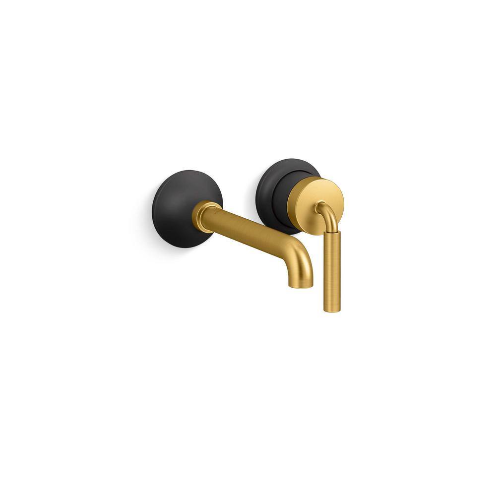 KOHLER Riff SingleHandle WallMounted Faucet in Vibrant Polished