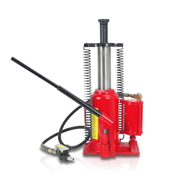 20-Ton Air Hydraulic Bottle Jack Manual Lifts Hoist