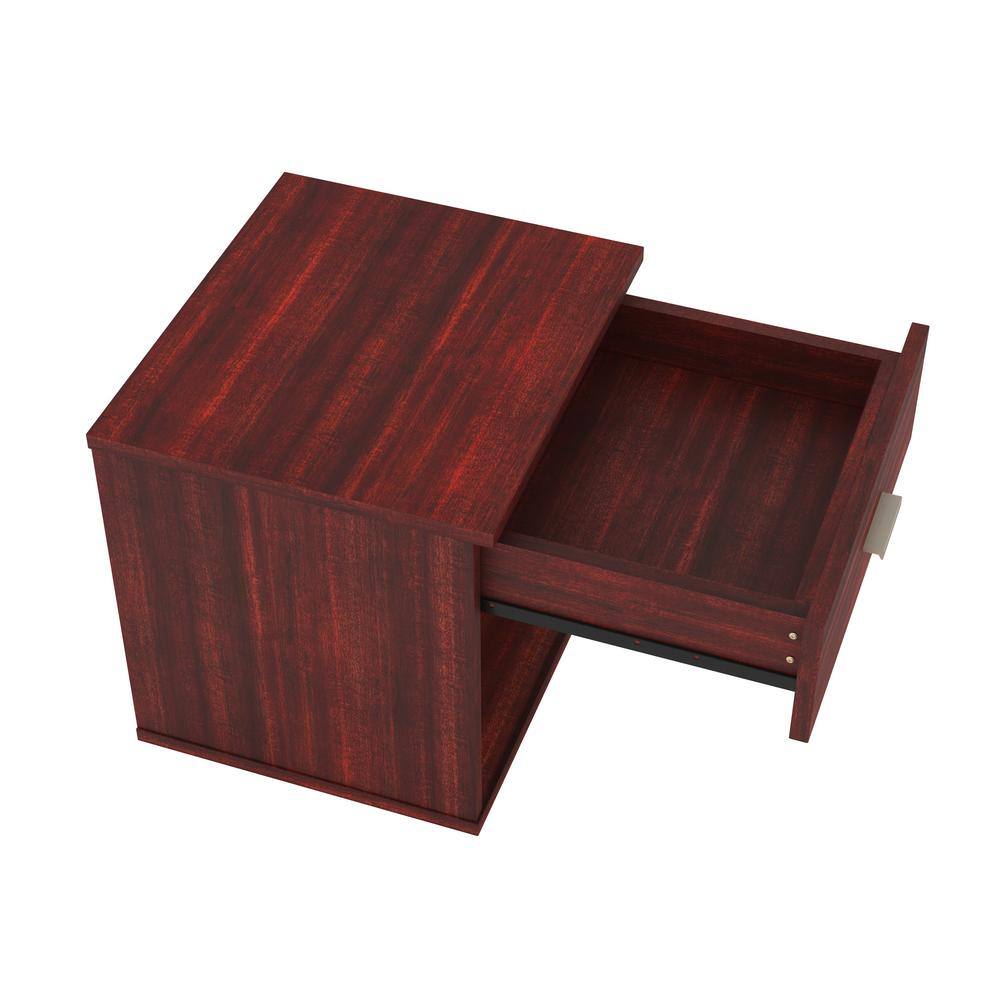 Nikalus Contemporary Cherry Single Drawer Nightstand