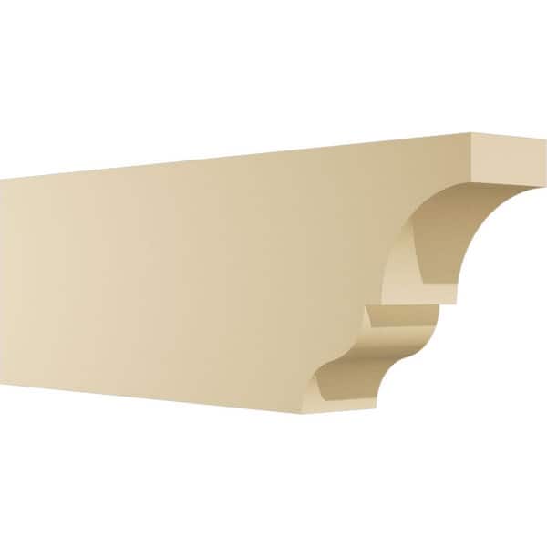 Ekena Millwork Standard Asheboro 4 in. W x 10 in. H x 30 in. D Signature Urethane Rafter Tail Outlooker