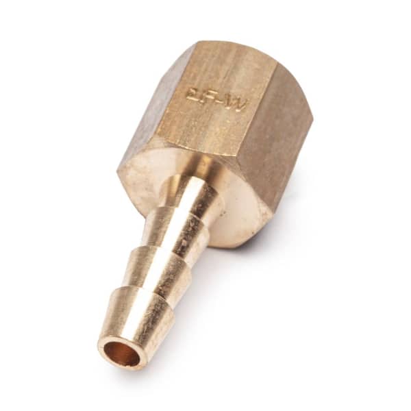 BRASS Barbed Hose Fitting For 3/16" Hose ID x 1/8 MPT 
