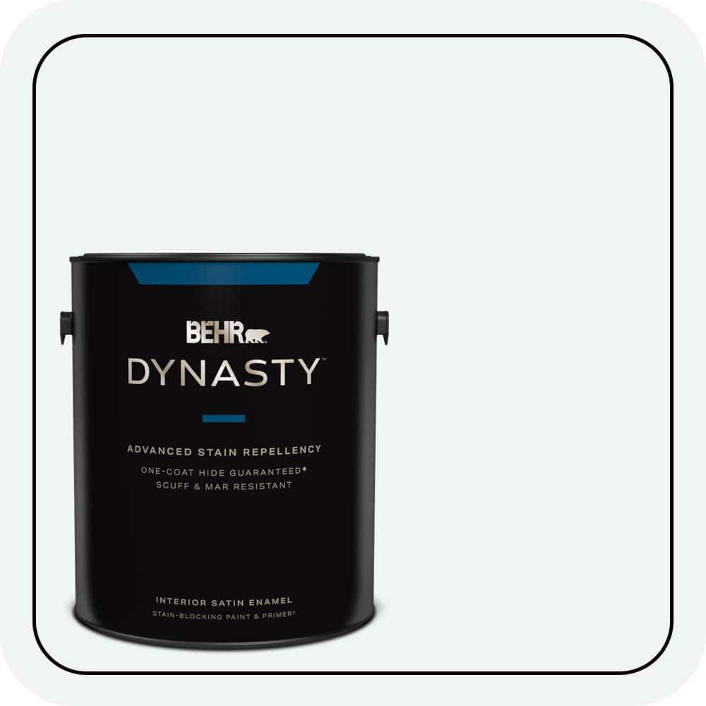 1 gal. #T13-14 Heavy Sugar Satin Enamel Interior Stain-Blocking Paint & Primer price history on PriceWatchPro