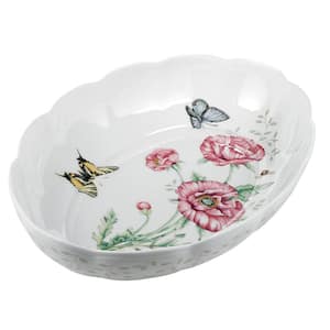 Lenox Meadow Butterfly-Shaped Bowl, 0.90 LB, Multi : : Home