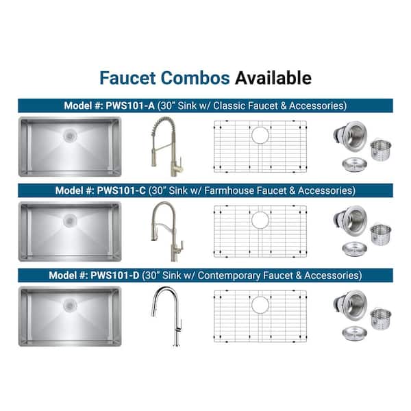 Kraus Premier Kitchen Sink 33.13-in x 22-in Stainless Steel Double Offset Bowl Drop-In -Hole Residential Kitchen Sink Kraus Premier Kitchen Sink 33.13-in x 22-in Stainless Steel Double Offset Bowl Drop-In -Hole Residential Kitchen Sink