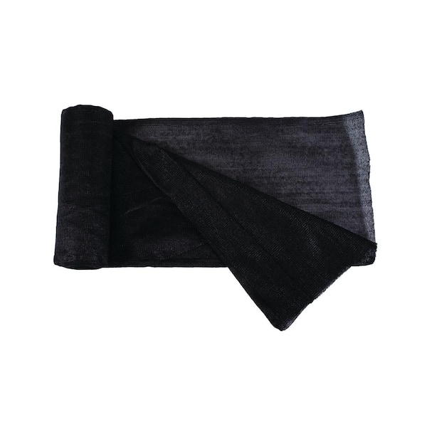 Volm Companies 6 ft. x 20 ft. Black Shade Cloth