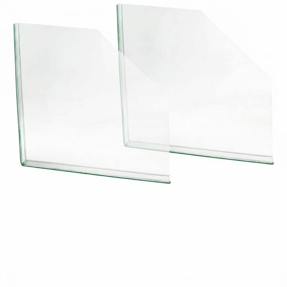 2 Pack Self Adhesive Acrylic Bath Splash Guard 10 in. W x 10 in. L Clear Water Barrier for Shower Corner price history on PriceWatchPro