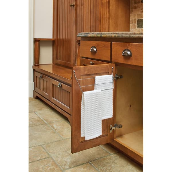 Dish/Towel Bar Holders-in/Out Cabinet Door-Stainless Steel-No  Tool-Set,kitchen Towel Racks - Hanging at the door of the Kitchen Cabinet  or Cupboard 