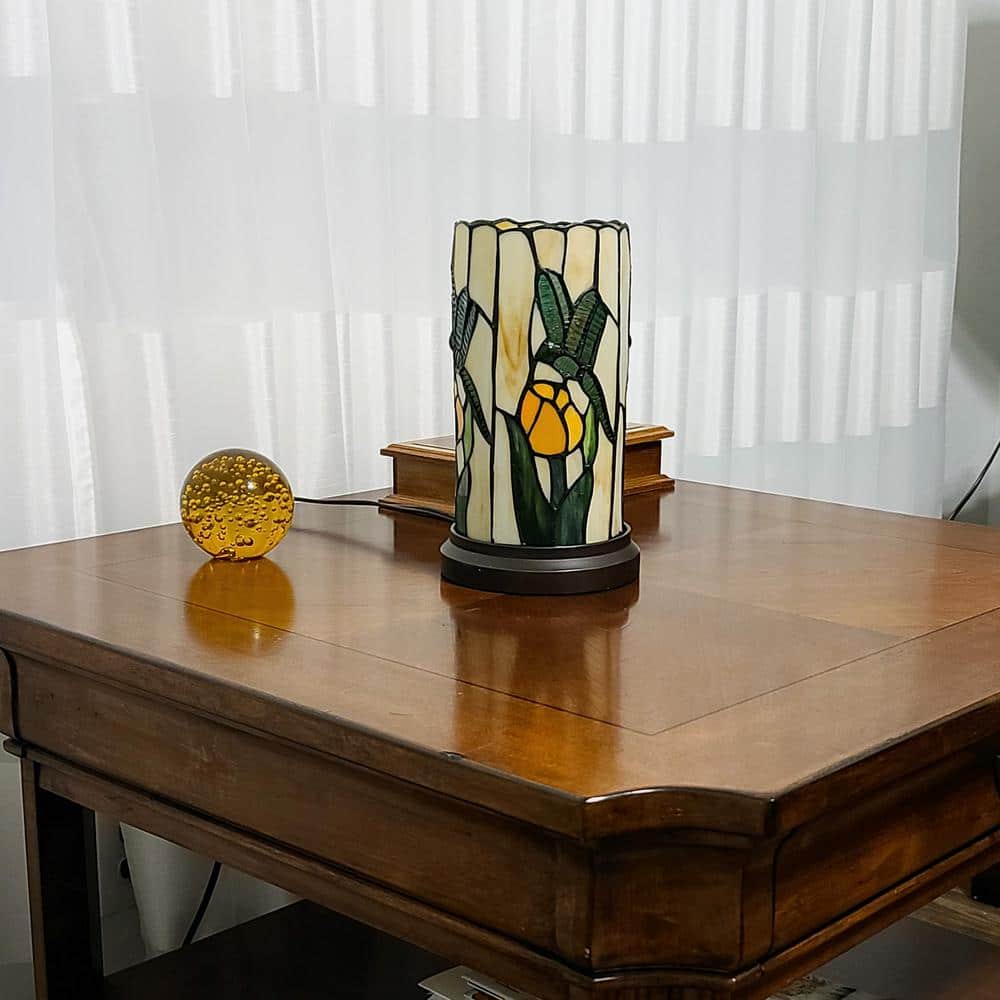 Tiffany Style Dragonfly Stained Glass Mini Table Lamp
