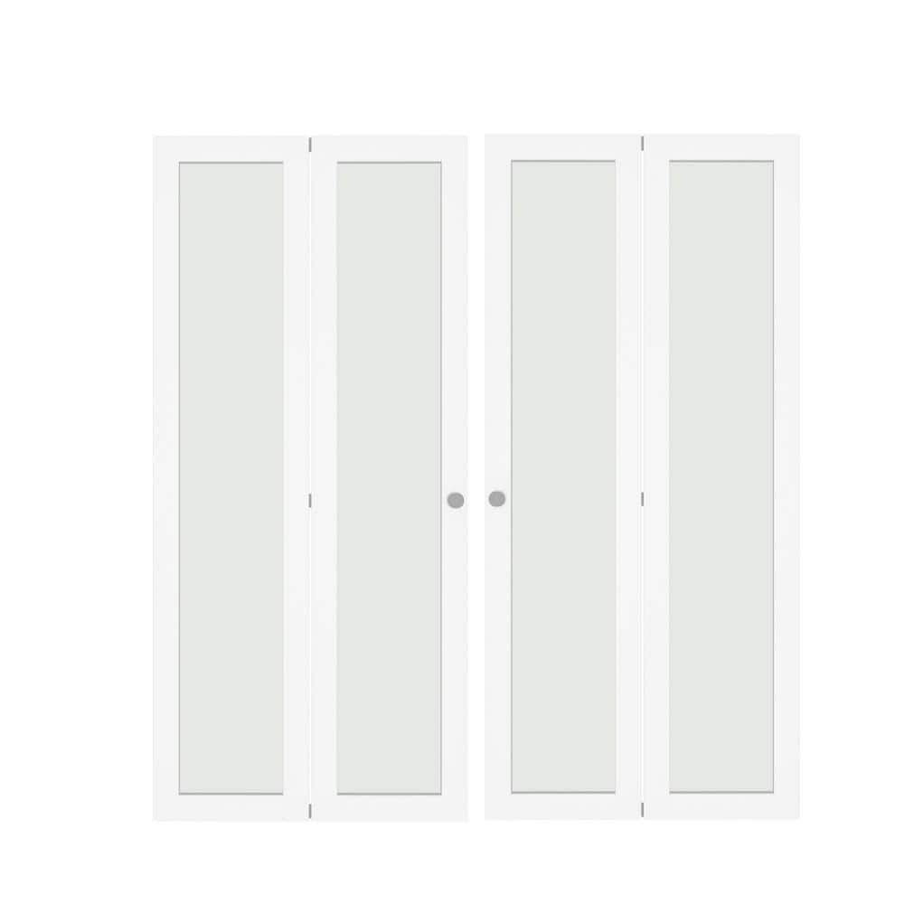 Have a question about TENONER 72 in. x 80 in. (Double Doors) Frosted Glass Finished MDF Single