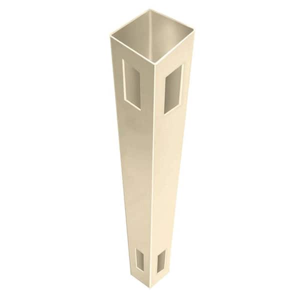 Barrette Outdoor Living 5 in. x 5 in. x 8-1/2 ft. Sand Vinyl Fence Corner Post