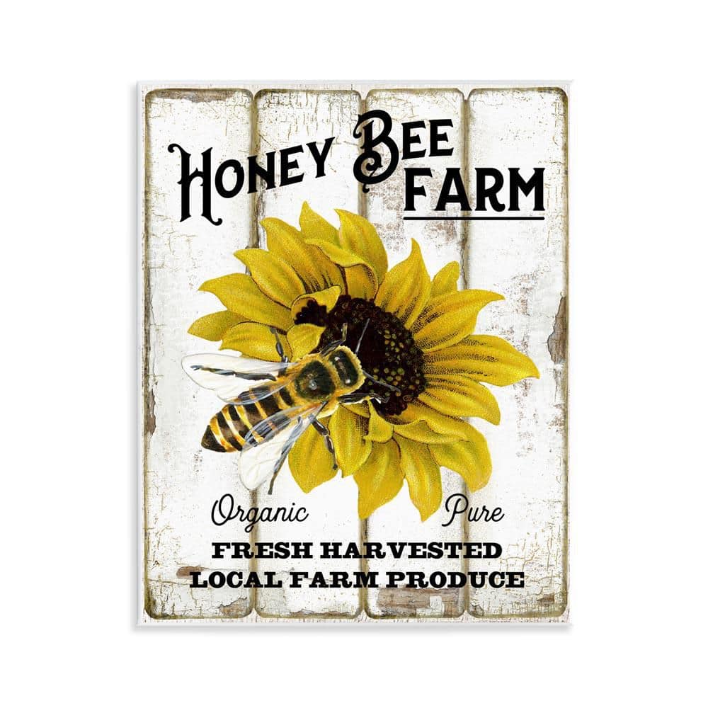 Honey Bee Farm by Creatif Belle Unframed Animal Graphic Art Print 14 in. x 11 in. price history on PriceWatchPro
