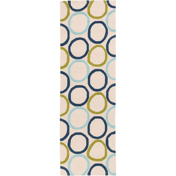 Artistic Weavers Rosalie Khaki 3 ft. x 8 ft. Indoor/Outdoor Runner Rug