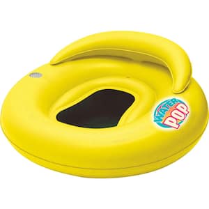 Yellow Water Pop Mesh Swimming Pool Float Lounge