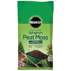 2 cu. ft., Enriched Canadian Sphagnum Peat Moss, Bagged Soil Conditioner, Feeds up to 3 Months