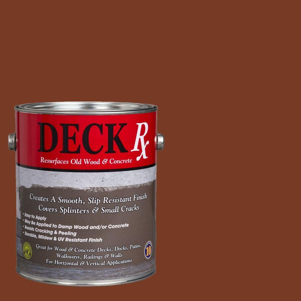 Deck Rx 1 gal. Bark Brown Wood and Concrete Exterior Resurfacer