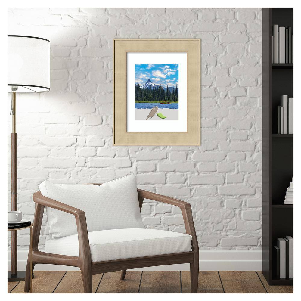 Classic Honey Silver Polystyrene Wall Picture Frame