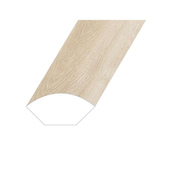 Montserrat Invicta Mesa Tan 0.6 in. Thick x 1 in. Wide x 94.5 in. Length Vinyl Quarter Round Molding