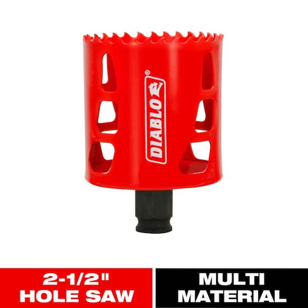 DIABLO 2-1/2 in. Bi-Metal Hole Saw with 2-3/8 in. Cutting Depth