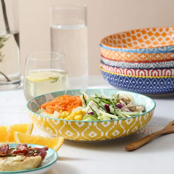 DISH///5th Anniversary Special Edition\… Numhew 24-Piece Multi-colored Ceramic Dinnerware Set,Scratch