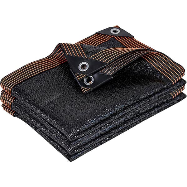 6 x 8 ft. 60-70% Shade Cloth with Grommets-Sunblock Mesh for Greenhouse, Patio, Kennel, Coop and Garden (118 Chairs)