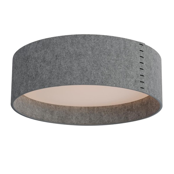 Prime Acoustic 25 in. LED Light Bulb Included Flush Mount 120-Volt to 277-Volt