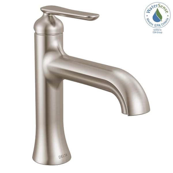 Delta Bonacci Single Handle Single Hole Bathroom Sink Faucet in