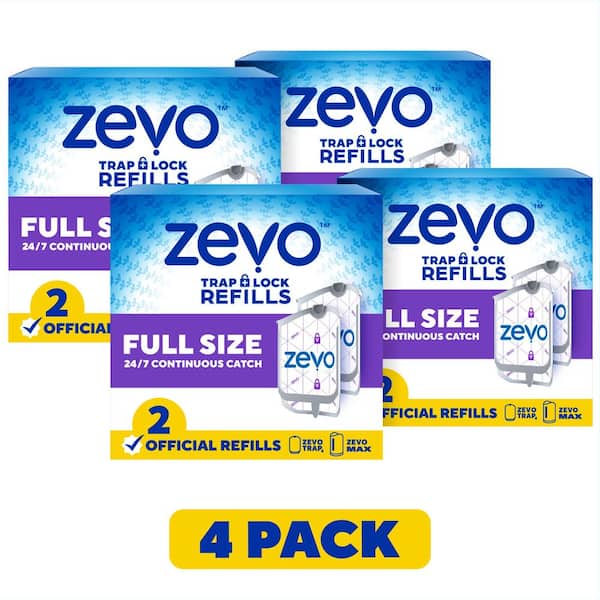 ZEVO Flying Insect Trap Full Size Refill-2 Refill Cartridges(4