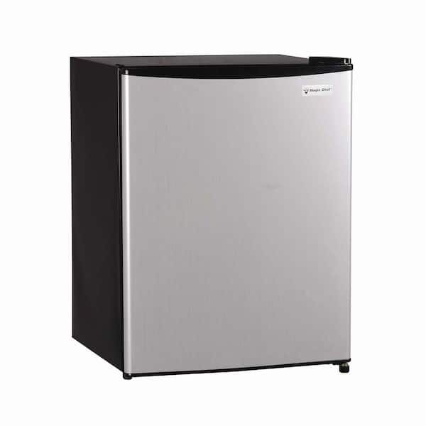 Magic Chef 2.4 cu. ft. Mini Refrigerator in Stainless Steel Look