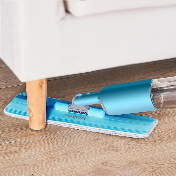True & Tidy Spray Mop with Refillable Bottle, Pink SPRAY-250 