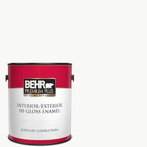 1 gal. Ultra Pure White Hi-Gloss Enamel Interior/Exterior Paint