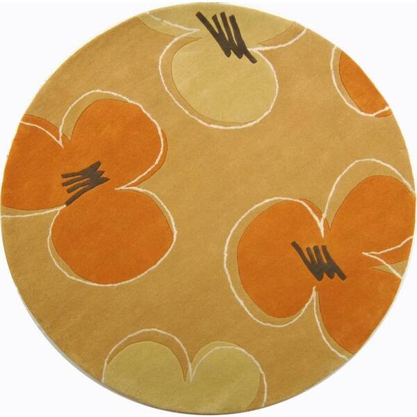 SAFAVIEH Soho Gold 6 ft. x 6 ft. Area Rug