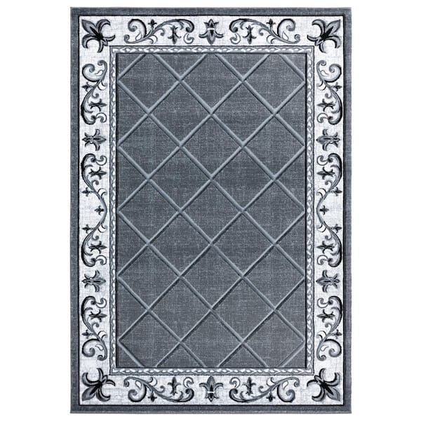 Bristol Altamont Grey 2 ft. 7 in. x 7 ft. 4 in. Area Rug
