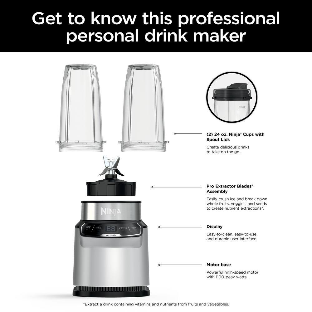 Cloud Silver 24-oz Digital Countertop Blender with Variable Speed