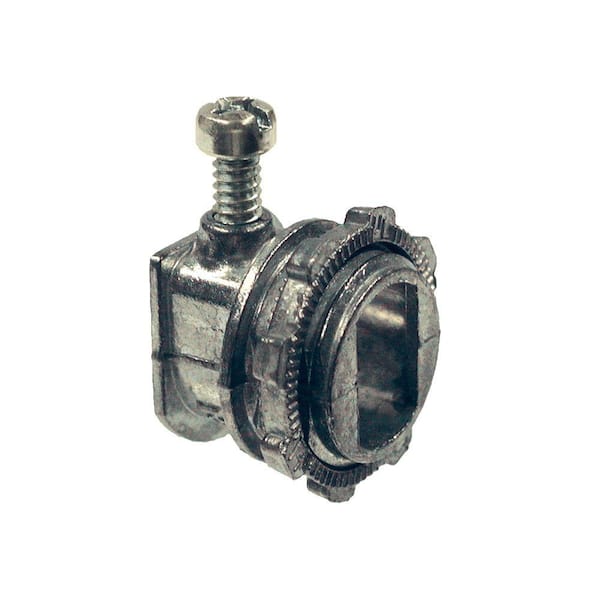 RACO Flex and AC Cable 3/8 in. Set Screw Connector (100-Pack)