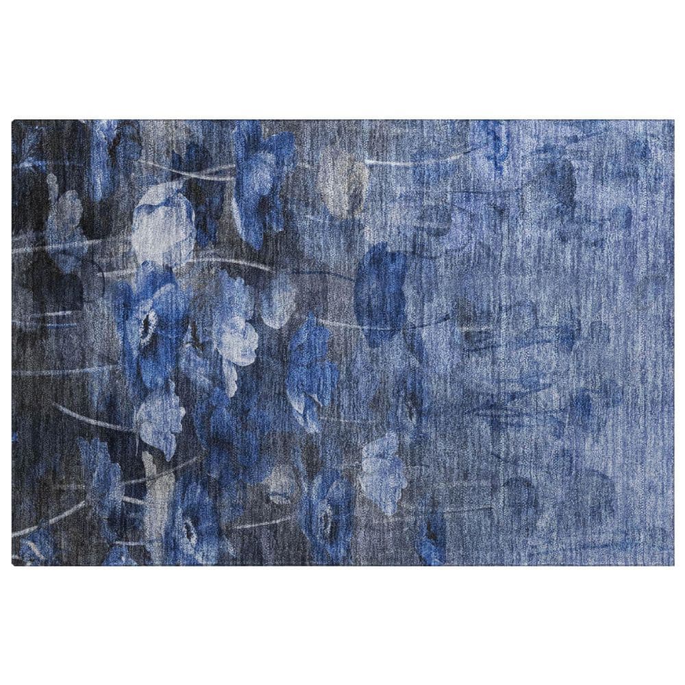 Dream Shag Premium Machine Washable Abstract ADS613 Blue 2 ft. x 3 ft. Accent Rug price history on PriceWatchPro