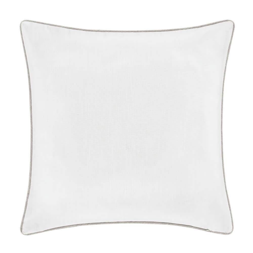 Annie Solid Beige Faux Linen Euro Pillow Sham