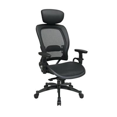 Black and Gunmetal Office Chair