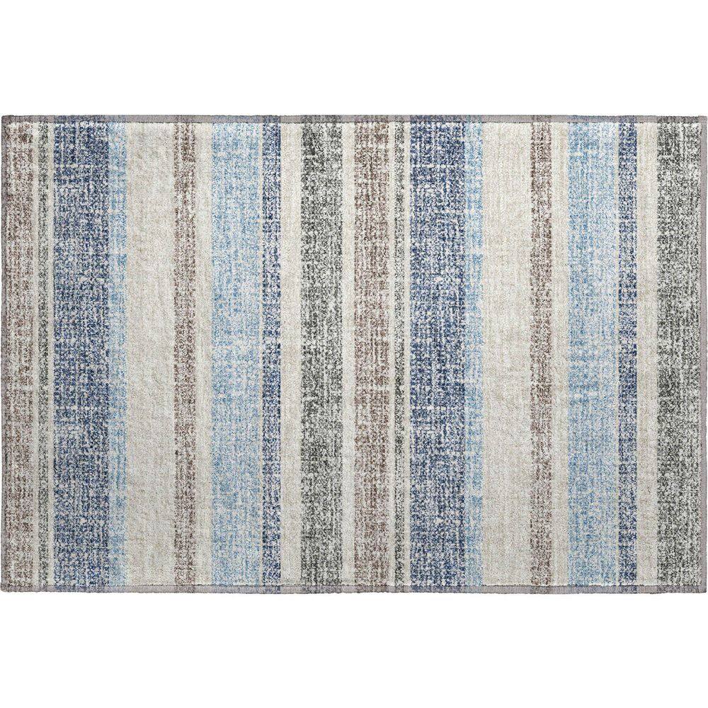 Mayfield Premium Machine Washable Abstract AMF2122 Navy 2 ft. x 3 ft. Accent Rug price history on PriceWatchPro