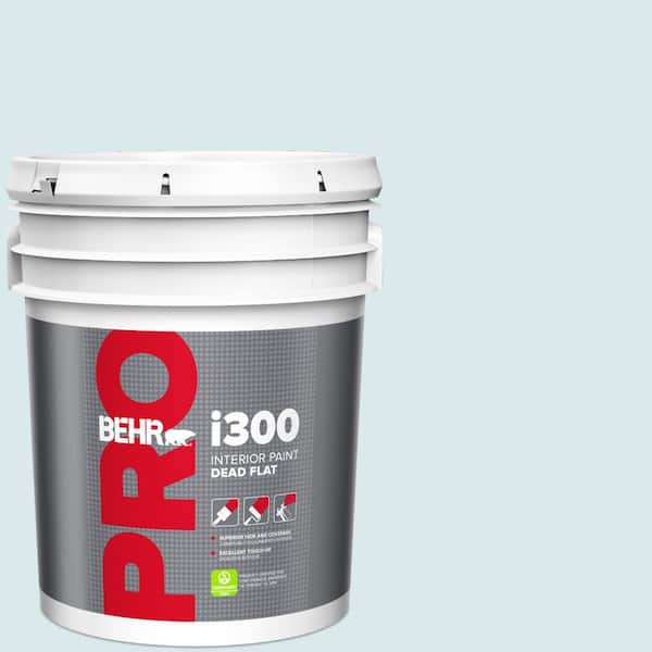 BEHR PRO 5 gal. #540E-1 Wave Crest Dead Flat Interior Paint