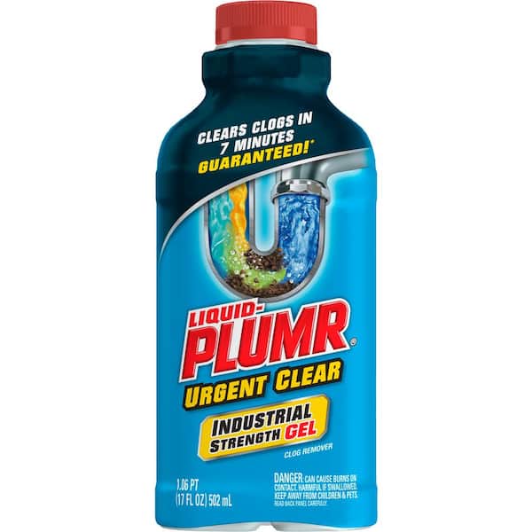 Liquid-Plumr 17 oz. Industrial Strength Urgent Clear Clog Remover and Drain Cleaner