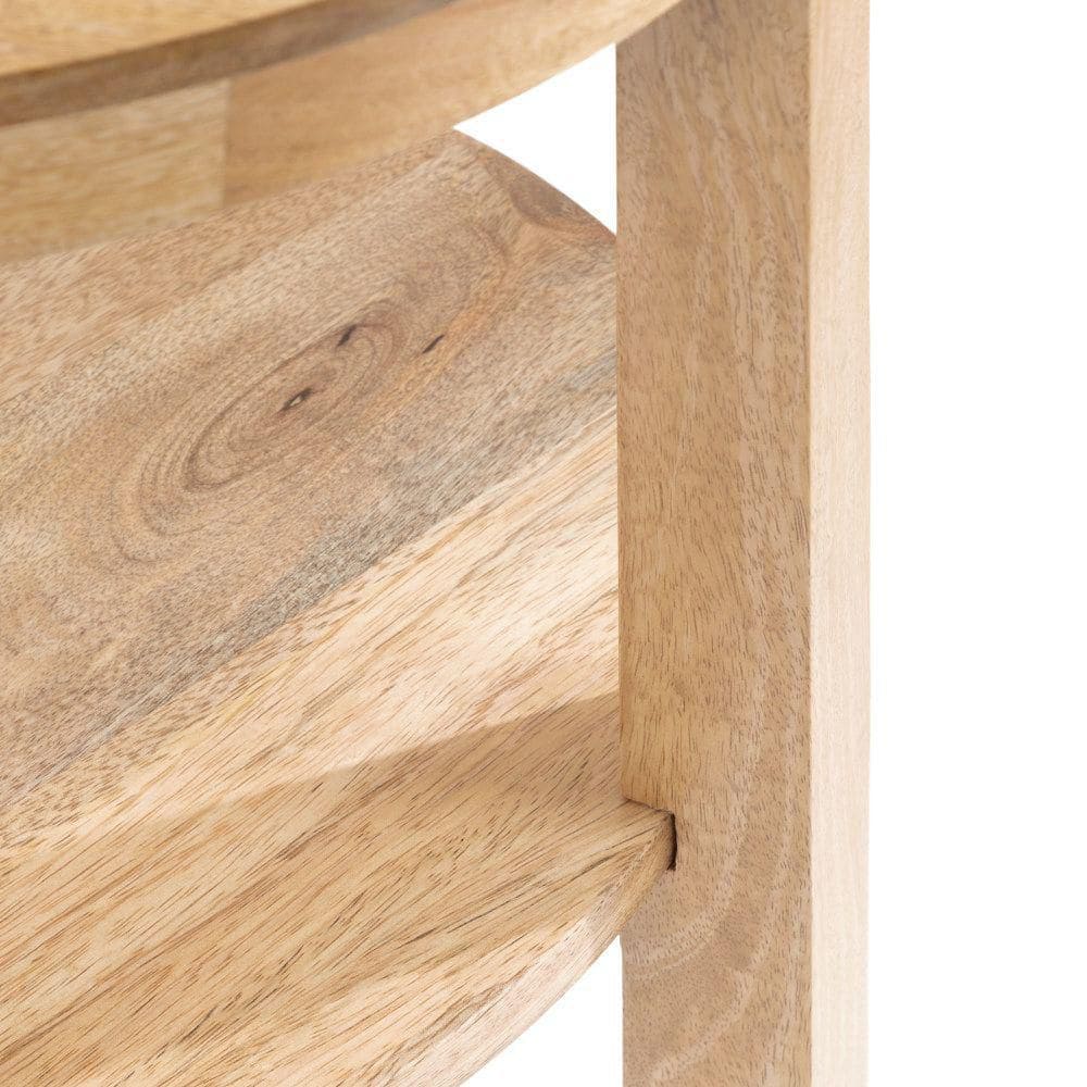 Talcott 16 in. Natural Round Solid Wood End Table - thumbnail 8