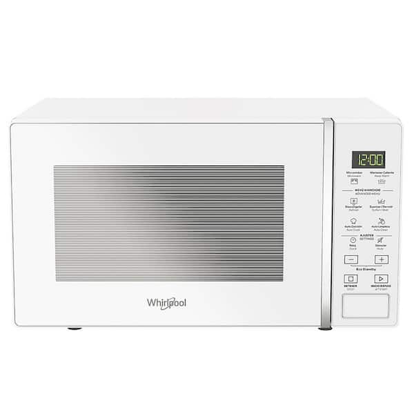Whirlpool 18 in. 0.7 cu. ft. Countertop Microwave in White with Auto-Cleaning Function
