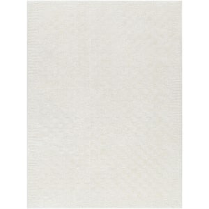 Freud Cream 8 ft. x 10 ft. Checkered Indoor Area Rug