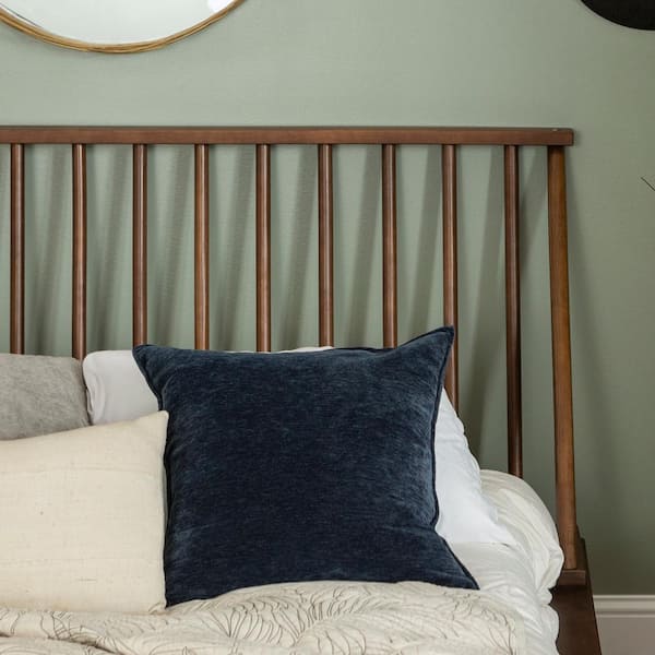 Spindle Back Solid Wood Queen Bed, Queen Bed Spindle Headboard