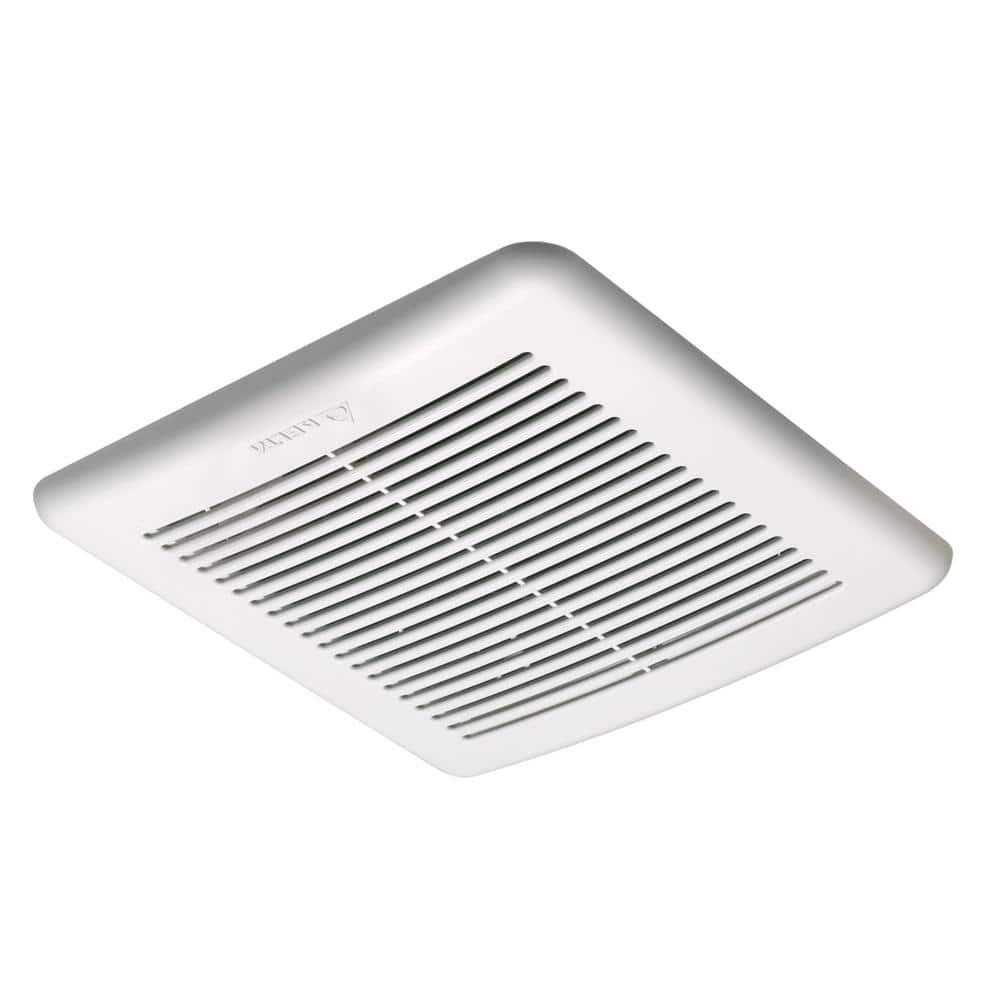 Off-White Metallic 100 CFM Bathroom Exhaust Fan with Humidity Sensor