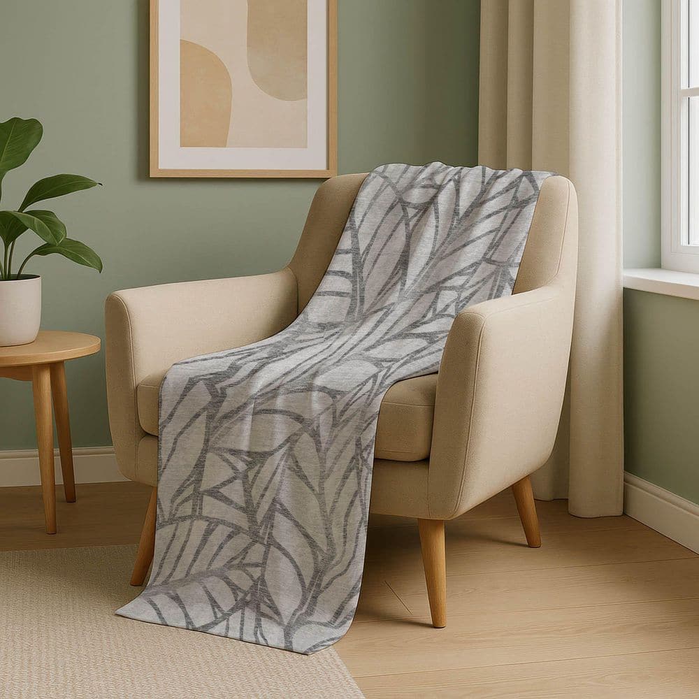Premium Machine Washable ASB741 Gray 50 in. x 70 in. Sherpa Throw Blanket price history on PriceWatchPro