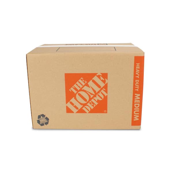 The Home Depot 21 in. L x 15 in. W x 16 in. D Medium Moving Box with Handles (20-Pack)