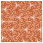 Spark C Tangerine 8 in. x 9 in. Cement Handmade Floor and Wall Tile (Box of 8 / 2.96 sq. ft.)