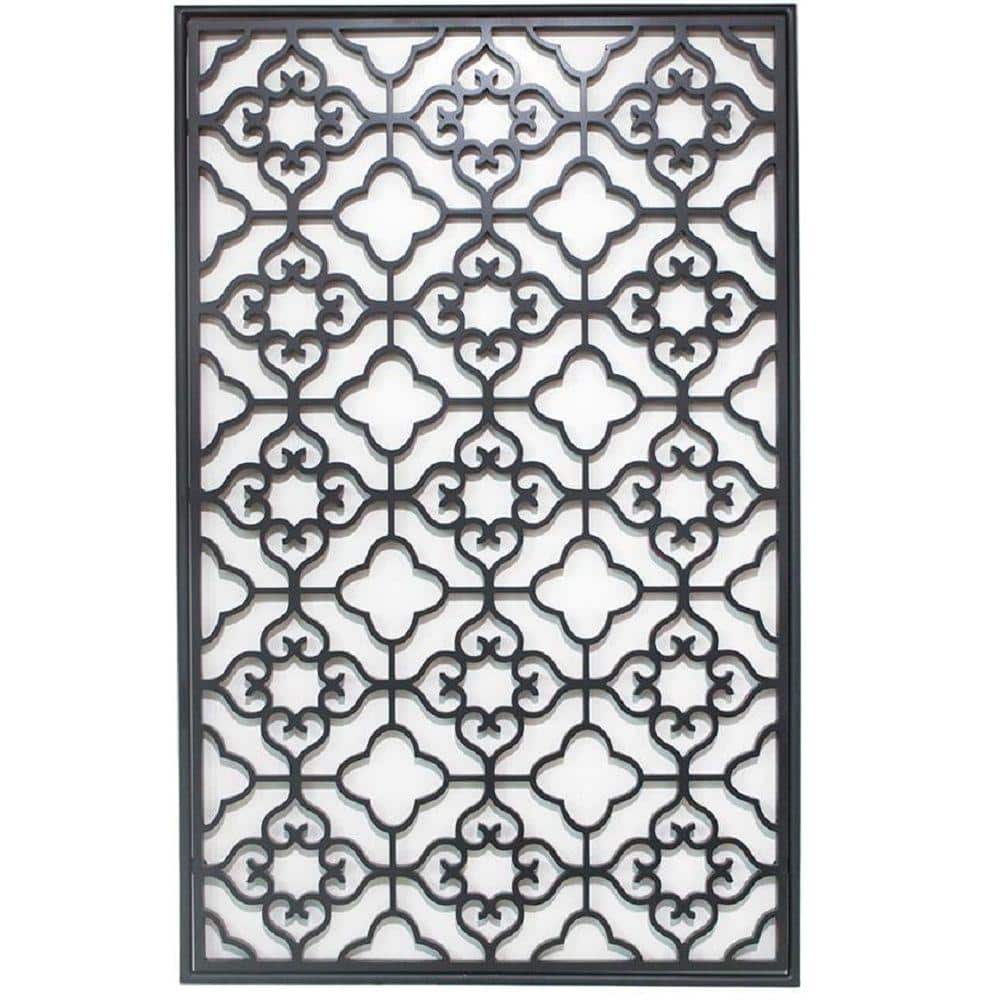 Barletta 40 in. H x 24.5 in. W Black Wall Plaque